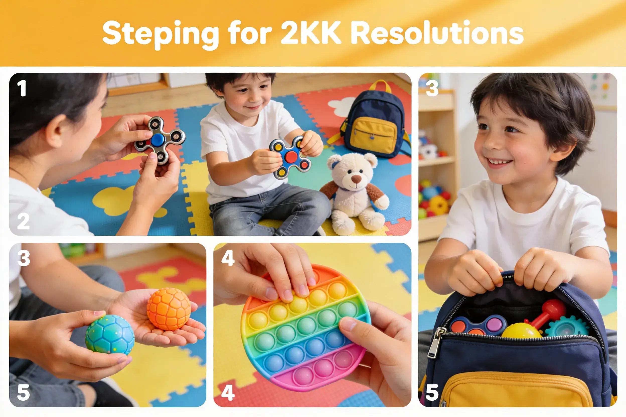 Step-by-step plan for introducing anxiety toys before departures